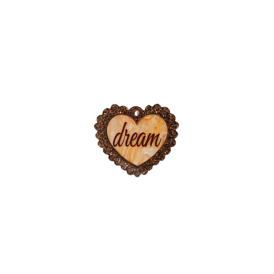 Dainty ruffle heart