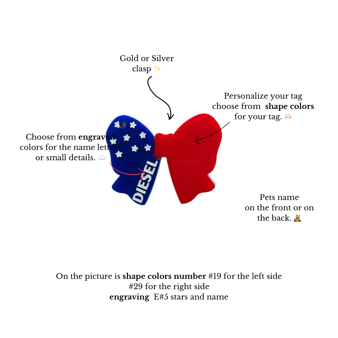 Patriotic bow