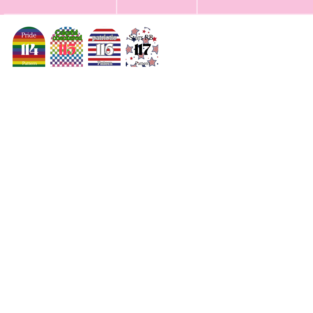 Ruffle heart rainbow letters