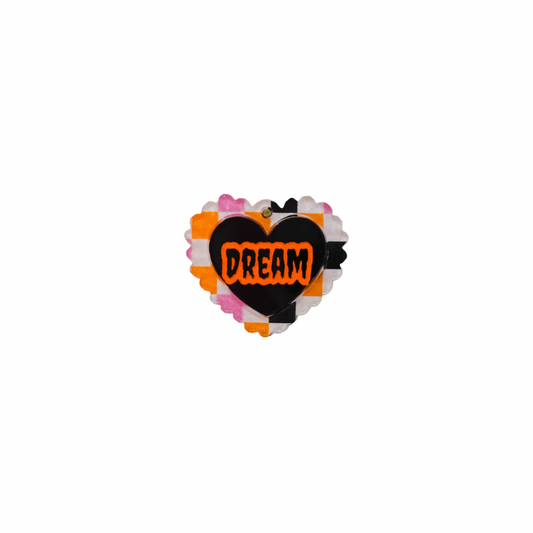 Spooky ruffle heart
