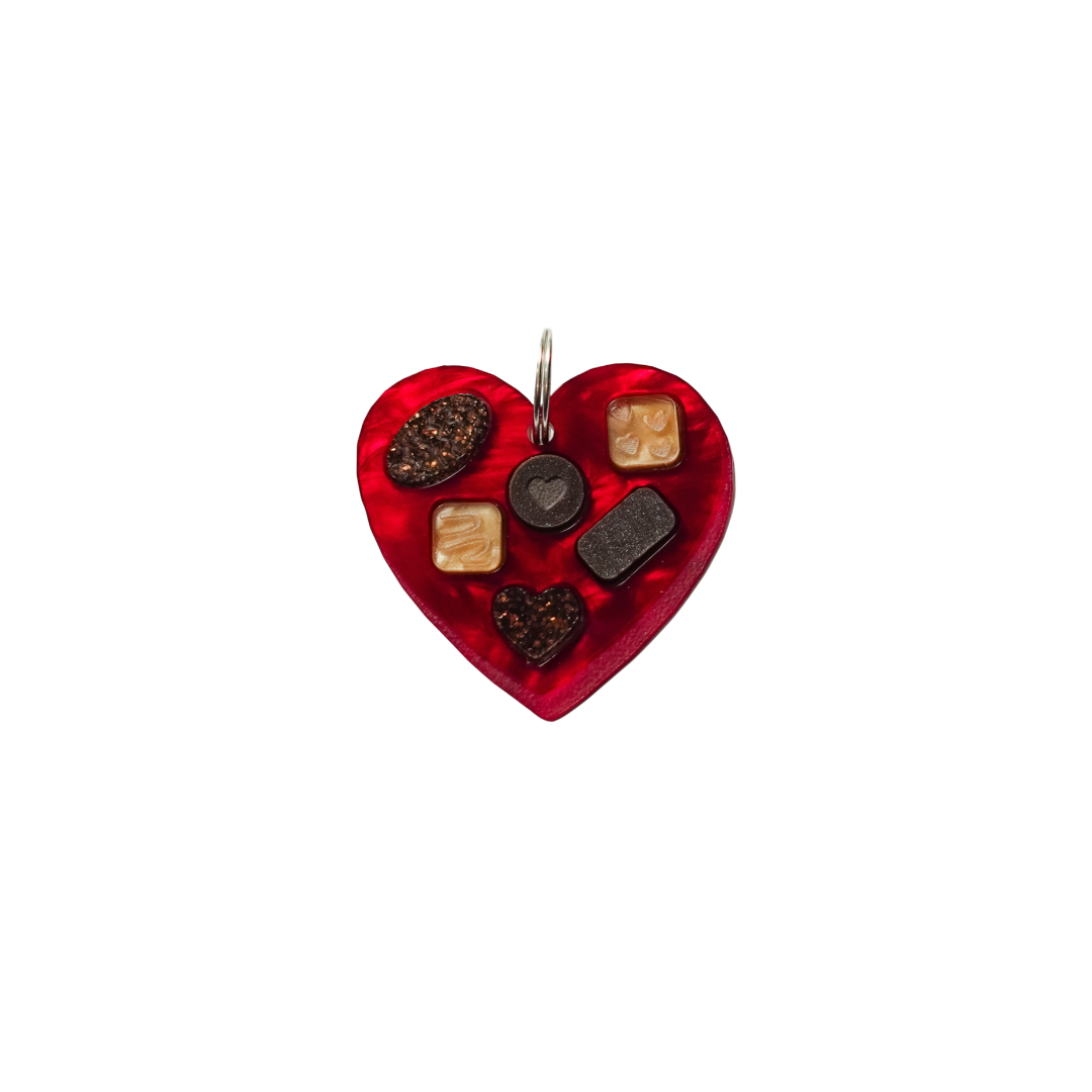 Heart chocolate box