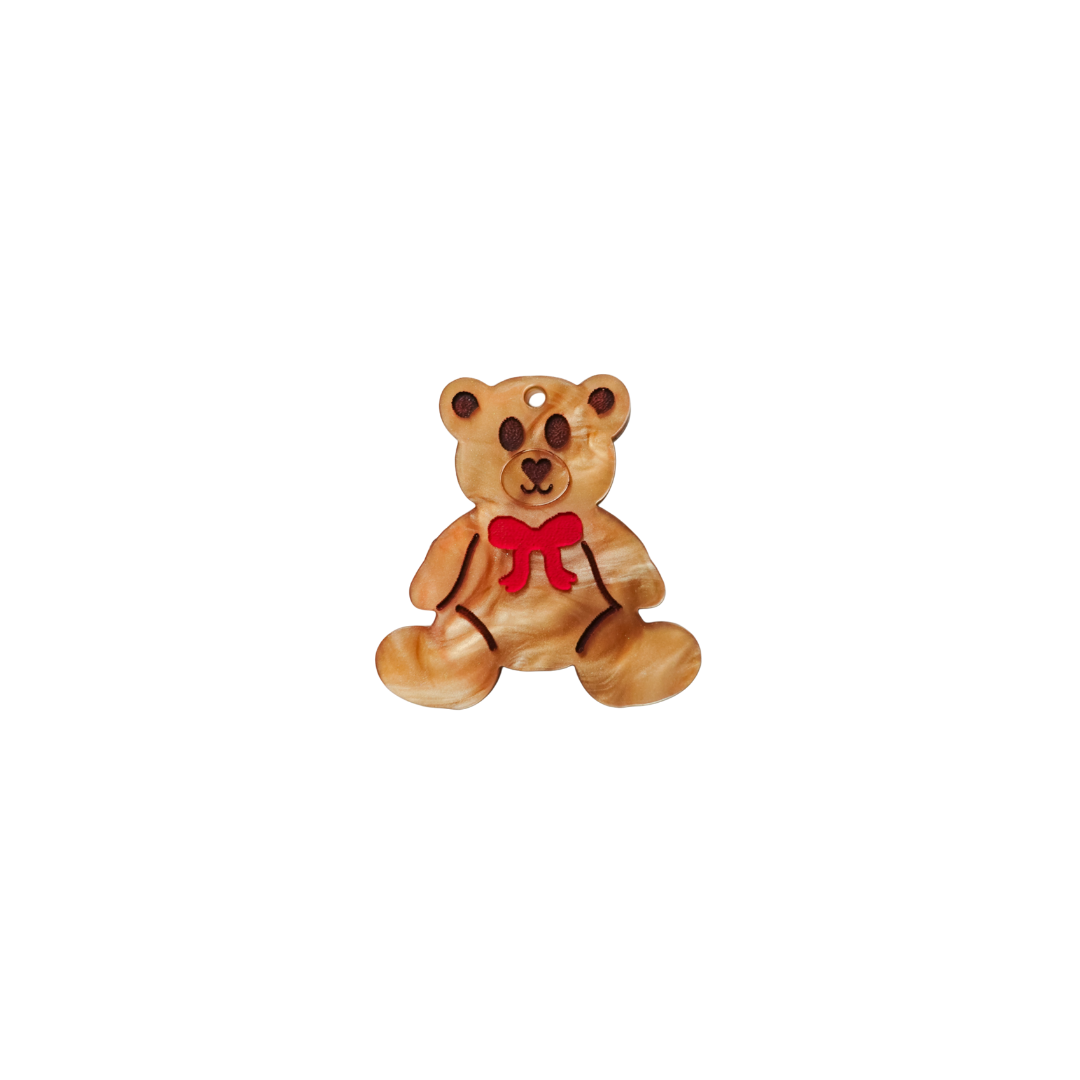 Bow teddy bear