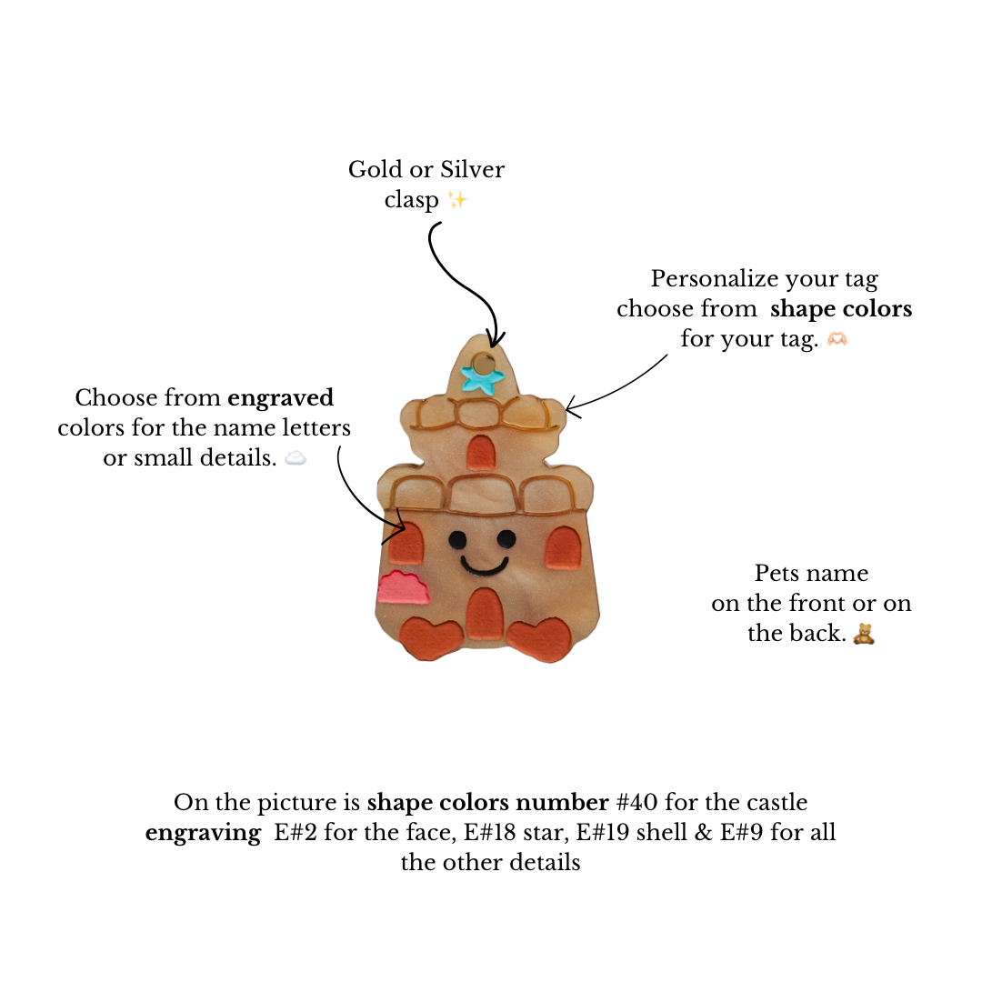 Jelly dog sand castle