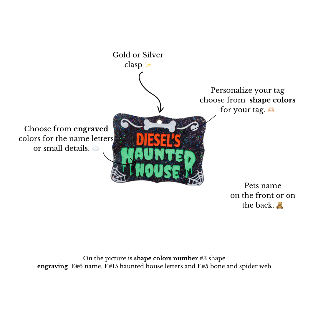 Haunted house sign