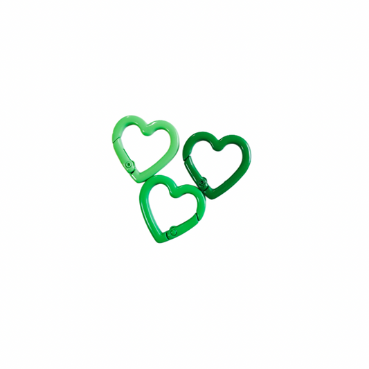 Green Heart clasps